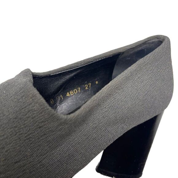 Robert Clergerie gray heels 5.5B BoxE leather lined - Picture 6 of 9